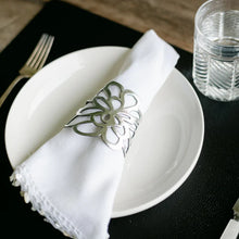 Load image into Gallery viewer, Uashmama Lacemat Napkin Ring | Silver