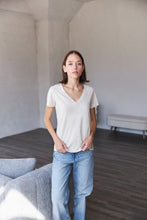 Load image into Gallery viewer, It Is Well L.A. Everyday V-Neck T-Shirt - Black