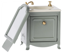 Load image into Gallery viewer, Maileg - Sink w/Mirror, Mouse - Dark Mint
