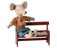 Load image into Gallery viewer, Maileg Bench, Mouse -Red