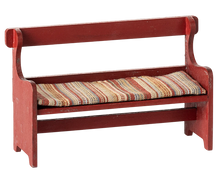 Load image into Gallery viewer, Maileg Bench, Mouse -Red