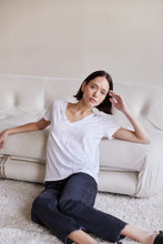 Load image into Gallery viewer, It Is Well L.A. Everyday V-Neck T-Shirt - Black