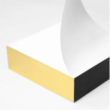 Load image into Gallery viewer, Wms&Co. Classic Edged Pads: Metallic Gold, Small Square