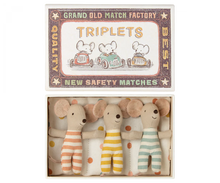 Load image into Gallery viewer, Maileg - Baby Triplets in Box