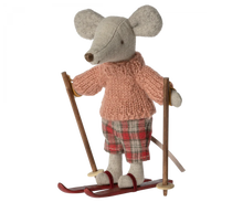 Load image into Gallery viewer, Maileg - Winter Mouse with Ski Set - Big Sister