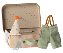 Load image into Gallery viewer, Maileg Clown Clothes in Suitcase, Little Brother Mouse