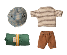 Load image into Gallery viewer, Maileg - Hiker Mouse, Big Brother - Thin Stripes