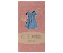 Load image into Gallery viewer, Maileg Denim Dress and Bag, Mum Mouse