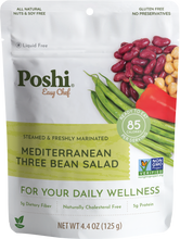 Load image into Gallery viewer, POSHI - Mediterranean Three Bean Salad 4.4oz