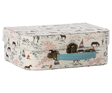 Load image into Gallery viewer, Maileg Suitcases with Fabric - 2pc set (new)