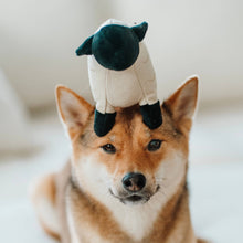 Load image into Gallery viewer, Lambwolf Collective - DOLLY // Squeaker Enrichment Dog Toy - Black Oat