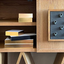 Load image into Gallery viewer, Wms&Co. Classic Edged Pads: Metallic Gold, Small Square