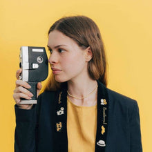 Load image into Gallery viewer, Macon & Lesquoy - Brooch - Golden Moustache