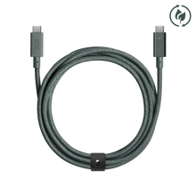Load image into Gallery viewer, Native Union Paris - Belt Cable Pro 240W (USB-C to USB-C): Slate Green