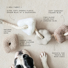 Load image into Gallery viewer, Lambwolf Collective - BLOCS // Enrichment Dog Toy - Nude