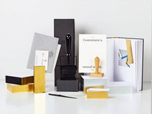 Load image into Gallery viewer, Wms&Co. - Classic Edged Pads: Metallic Gold, 3 sizes: Medium Long