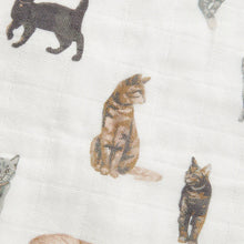 Load image into Gallery viewer, Milkbarn Organic Cotton Swaddle | Cat