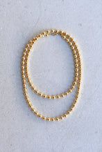 Load image into Gallery viewer, Abacus Row Moon Sun Necklace - Long