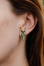 Load image into Gallery viewer, CÂPÂ Alocasia Velvet Earrings