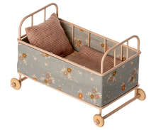 Load image into Gallery viewer, Maileg Cot Bed, Micro - Powder