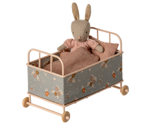 Load image into Gallery viewer, Maileg Cot Bed, Micro - Powder