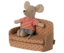 Load image into Gallery viewer, Maileg Sofa Bed, Mouse - Dots
