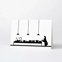 Load image into Gallery viewer, HAM Luxury Greeting Card - Cooking Rabbit