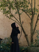 Load image into Gallery viewer, Oats & Rice Rolled Edge Balaclava | Black