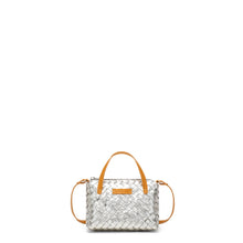 Load image into Gallery viewer, Uashmama Gemmina Crossbody Bag - Woven Silver