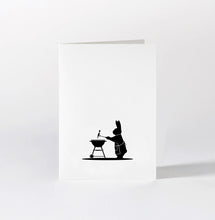Load image into Gallery viewer, HAM Luxury Greeting Card - Barbecuing Rabbit