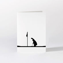 Load image into Gallery viewer, HAM Luxury Greeting Card - Golfing Rabbit
