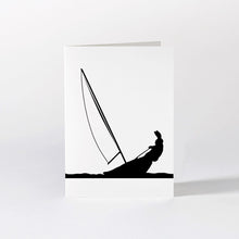 Load image into Gallery viewer, HAM Luxury Greeting Card - Sailing Rabbit