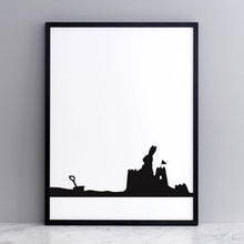 Load image into Gallery viewer, HAM Fine Art Hand-Pulled Screen Print - Seaside Rabbit