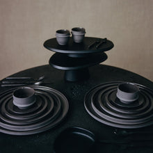 Load image into Gallery viewer, Kelly Wearstler Dune Collection - Coffee Cup | Slate | Set of Two