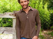 Load image into Gallery viewer, Criquet Brrr Long Sleeve Range Polo | Single Malt