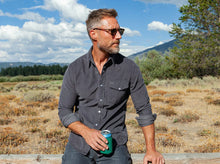 Load image into Gallery viewer, Criquet Corduroy Pearl Snap | Charcoal