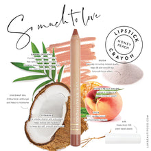 Load image into Gallery viewer, LÜK BEAUTIFOOD - Eco-Luxe Lipstick Crayon | Honey Peach