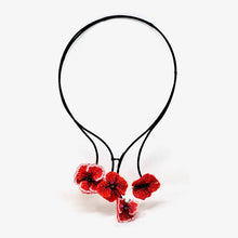 Load image into Gallery viewer, Trovelore Red Poppy Necklace