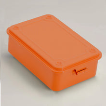 Load image into Gallery viewer, Toyo Steel Toolbox T-150 Steel Stackable Storage Box | Orange