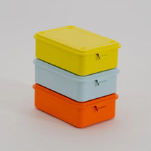 Load image into Gallery viewer, Toyo Steel Toolbox T-150 Steel Stackable Storage Box | Yellow