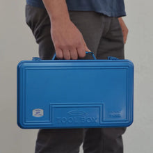 Load image into Gallery viewer, Toyo Steel Trunk Toolbox T-360 | Blue