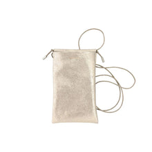 Load image into Gallery viewer, Tracey Tanner - Sparkle Tia Crossbody Phone Pouch | Sparkle Champagne