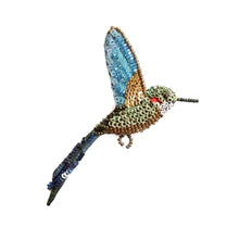 Load image into Gallery viewer, Trovelore Tropical Hummingbird Brooch