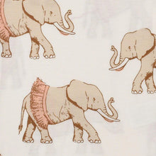 Load image into Gallery viewer, Milkbarn Organic Bamboo Newborn Gown & Hat Set | Tutu Elephant