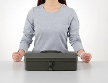 Load image into Gallery viewer, Toyo Steel Camber-Top Toolbox | Antique Green