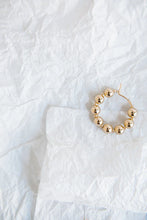 Load image into Gallery viewer, Abacus Row Ba Fa Hoop Earrings