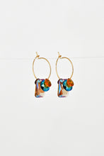 Load image into Gallery viewer, Abacus Row Sweet Pea Earrings - No. 34
