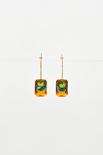 Load image into Gallery viewer, Abacus Row Sweet Pea Earrings - No. 39