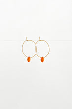 Load image into Gallery viewer, Abacus Row Large Petal Earrings - Poppy