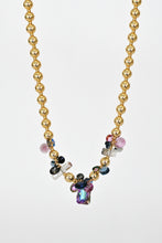 Load image into Gallery viewer, Abacus Row Moon Flower Necklace - No. 14